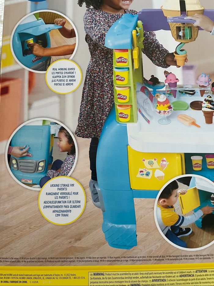 Play-Doh - Camion de glace géant pâte à modelé - C139 - photo numéro 8