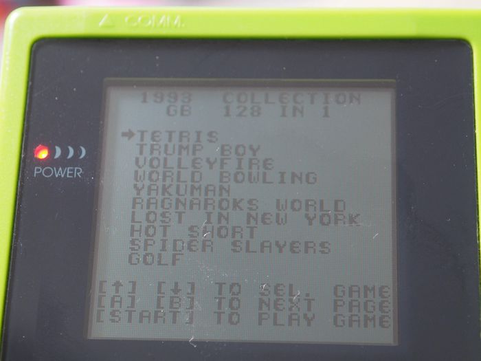 Game Boy Super 128 in 1 - photo numéro 5