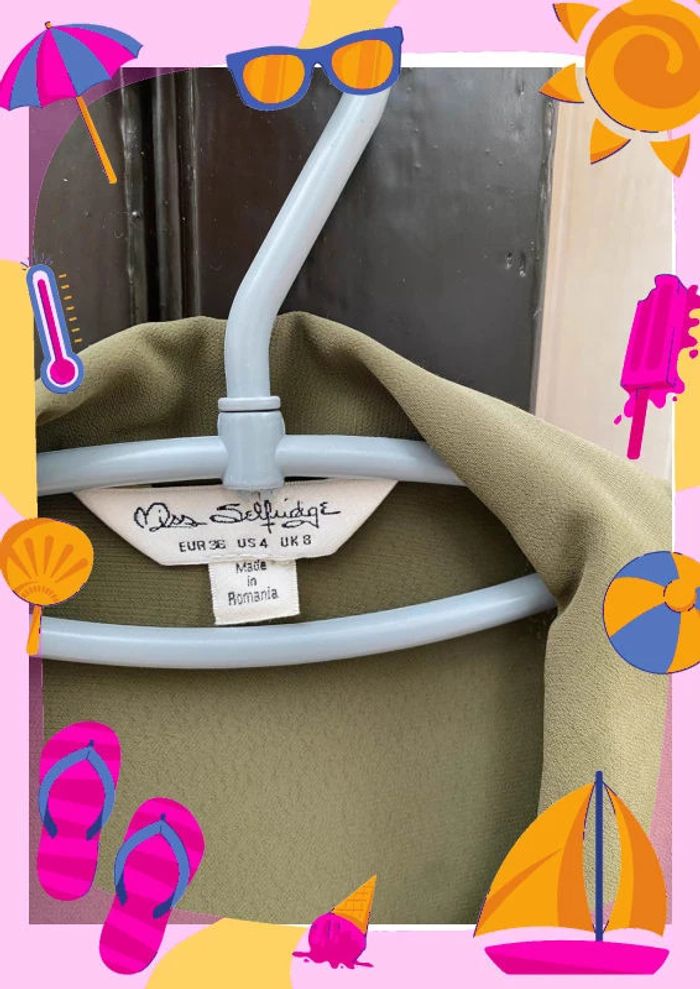Chemise S 36 kaki Miss selfridge - photo numéro 2