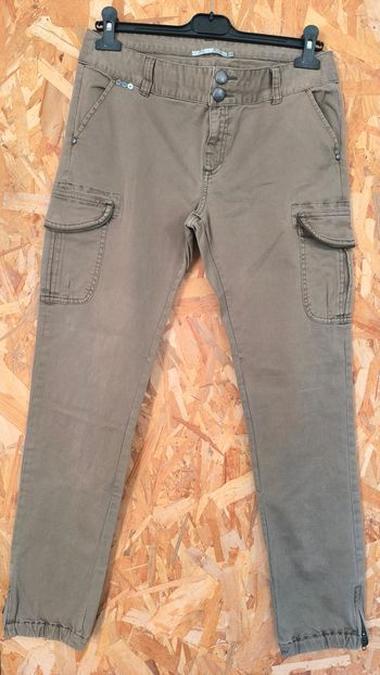 DDP pantalon cargo marron femme M/38