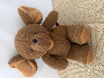 Doudou souris beige marron