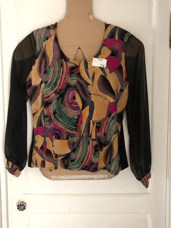 927- blouse imprimée T42