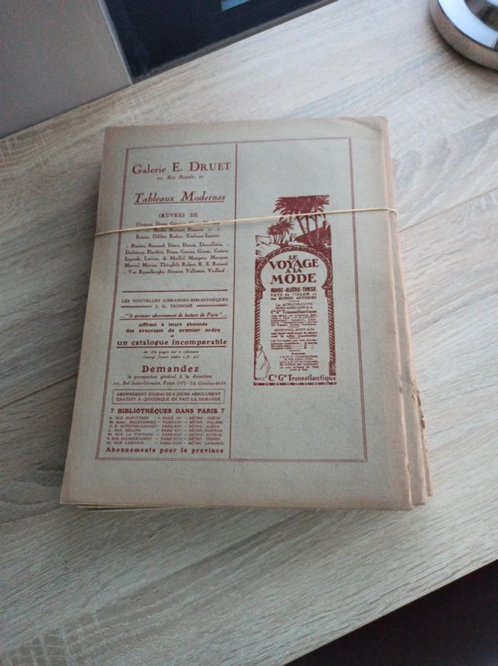 Lot de 10 anciennes revues l'amour de l'art 1924 - photo numéro 4
