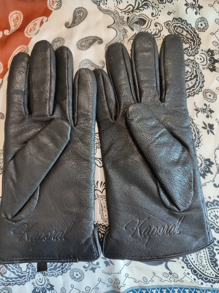 Gants similicuir noir 🍂 Kaporal - photo numéro 3