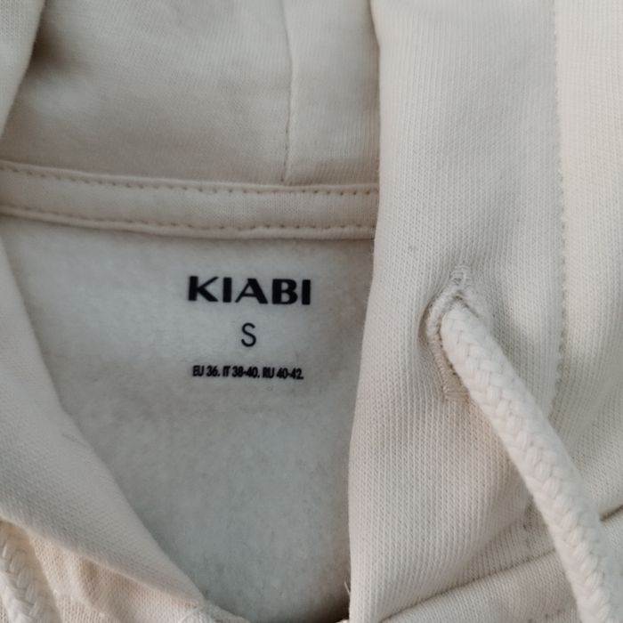 Gilet zippé à capuche crème - photo numéro 2