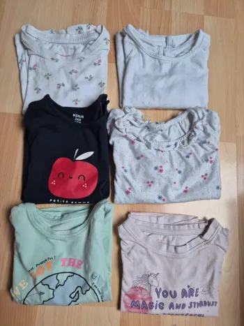 Lot de 6 t-shirts manches longues