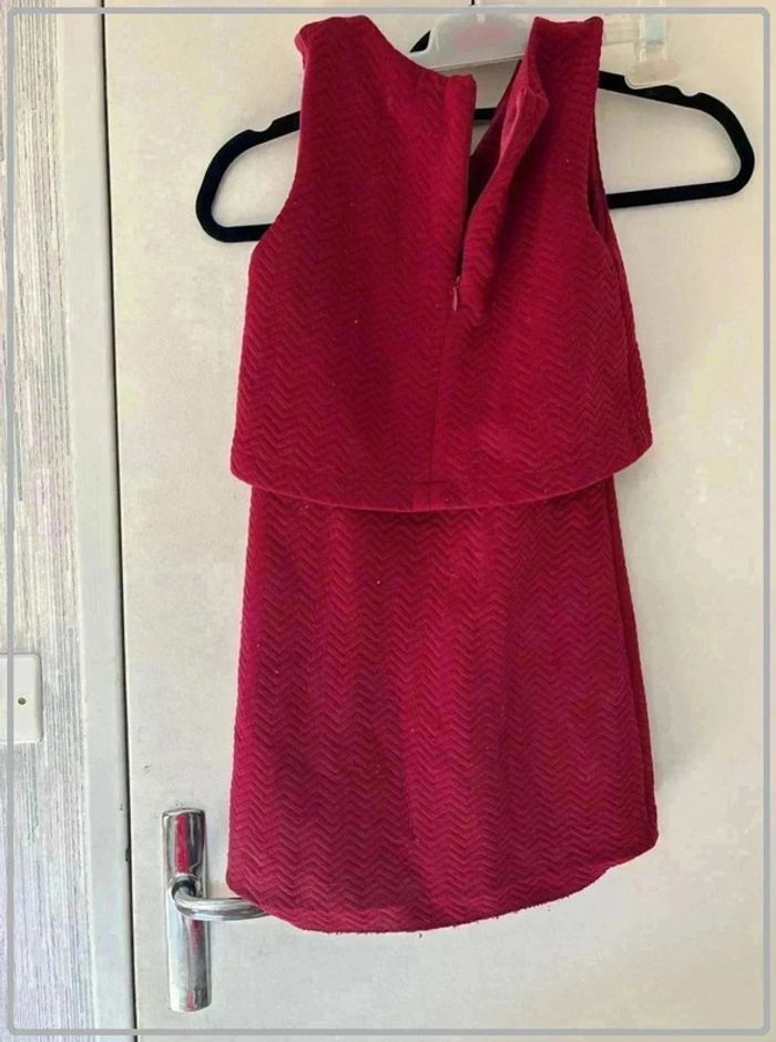 Magnifique  robe  bordeaux  kiabi  10ans - photo numéro 5