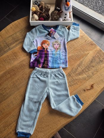 Pyjama Fille Reine des neiges bleu 3 ans