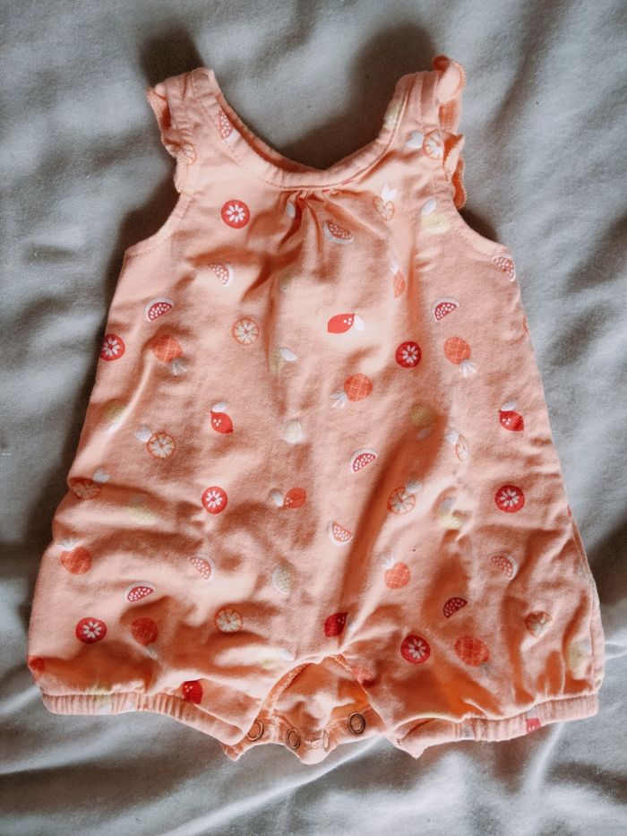 Barboteuse à bretelles