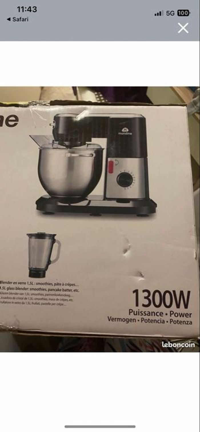 Robot de cuisine mandine - photo numéro 2