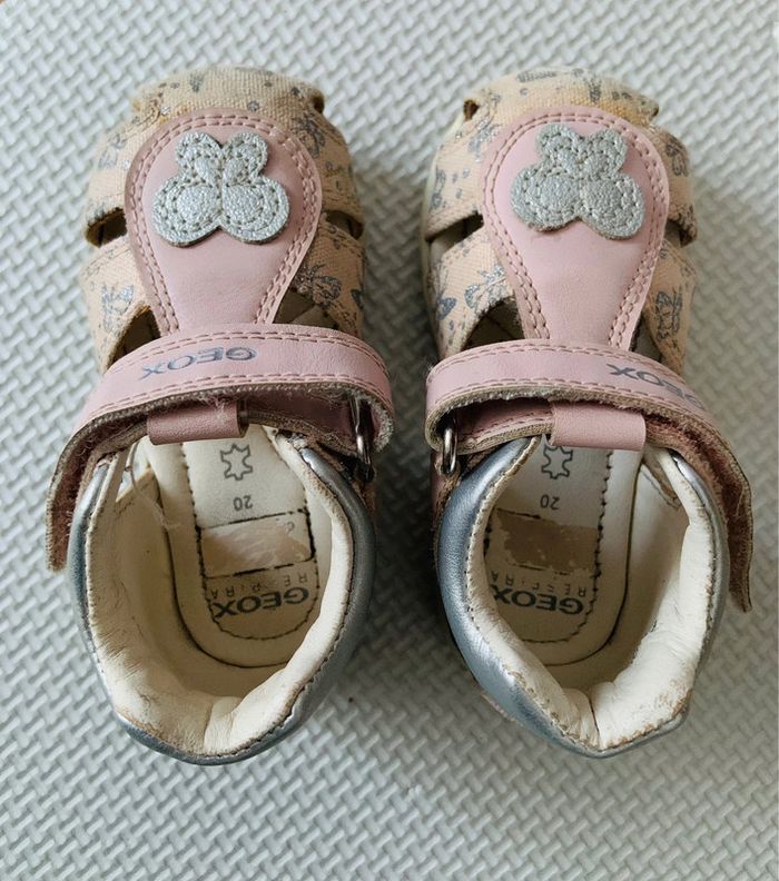 Sandales filles rose gris Elthan Geox 20 - photo numéro 9