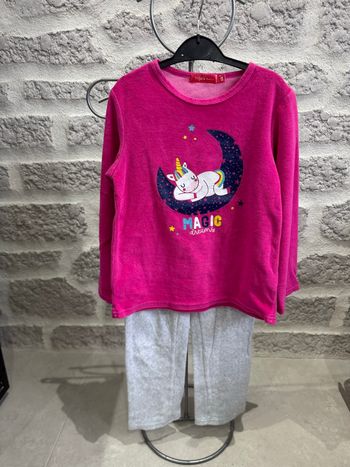 Pyjama fille 8 ans. Tissaia licorne
