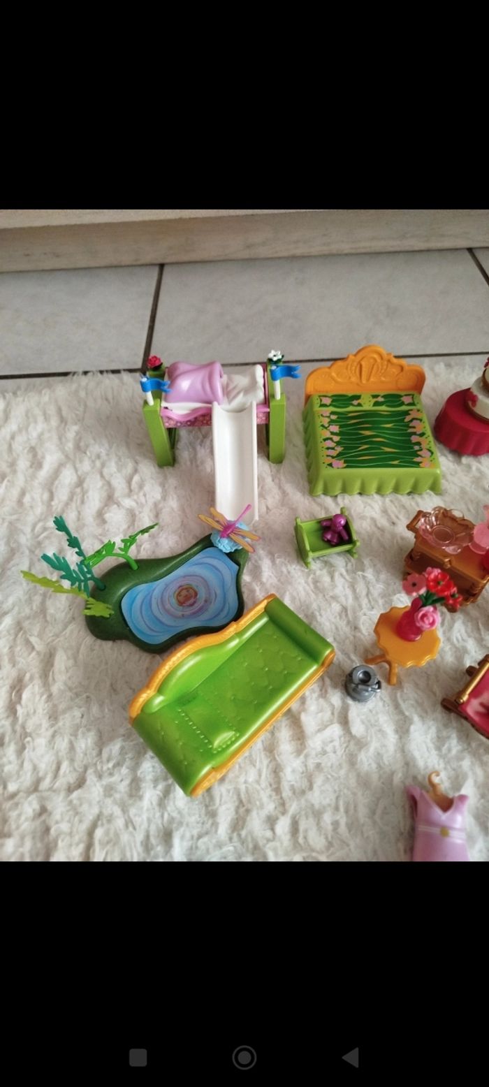 Lot accessoires,meubles château Playmobil - photo numéro 4