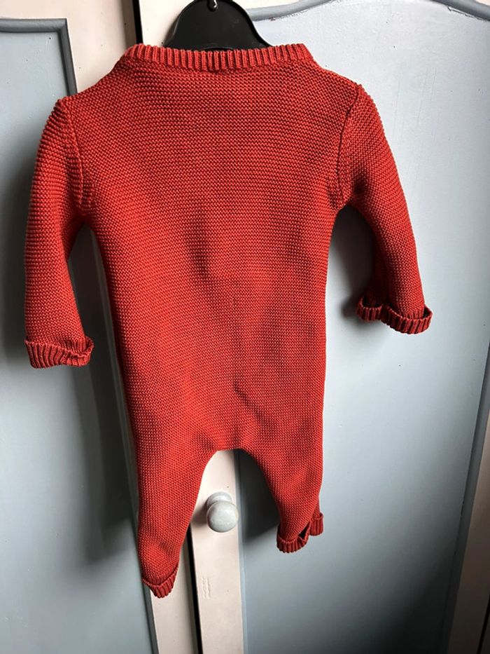 Combinaison maille Marron, 3 mois, zeeman - photo numéro 6