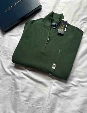 Ralph Lauren pull quart half zip Pima cotton