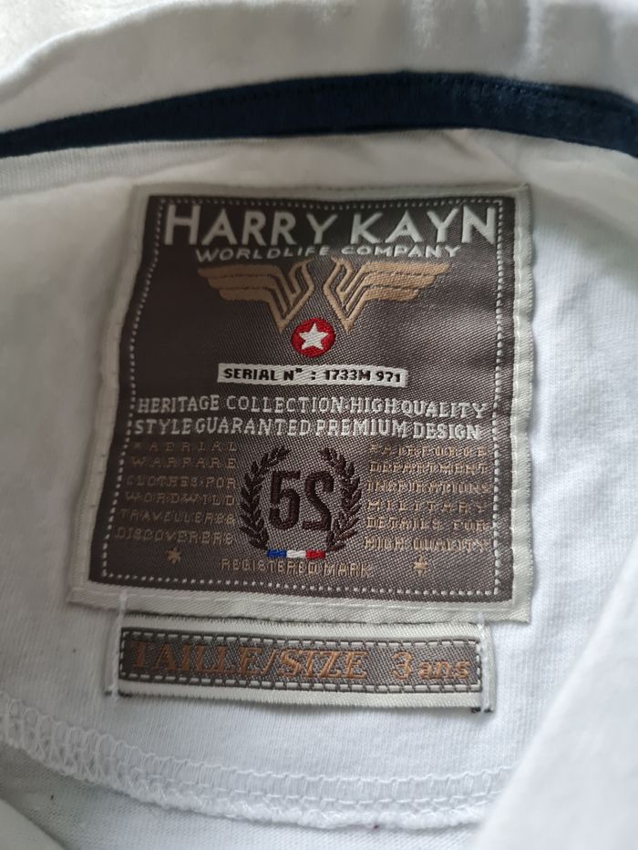t-shirt blanc Harry Kayn garçon 3 ans - photo numéro 4