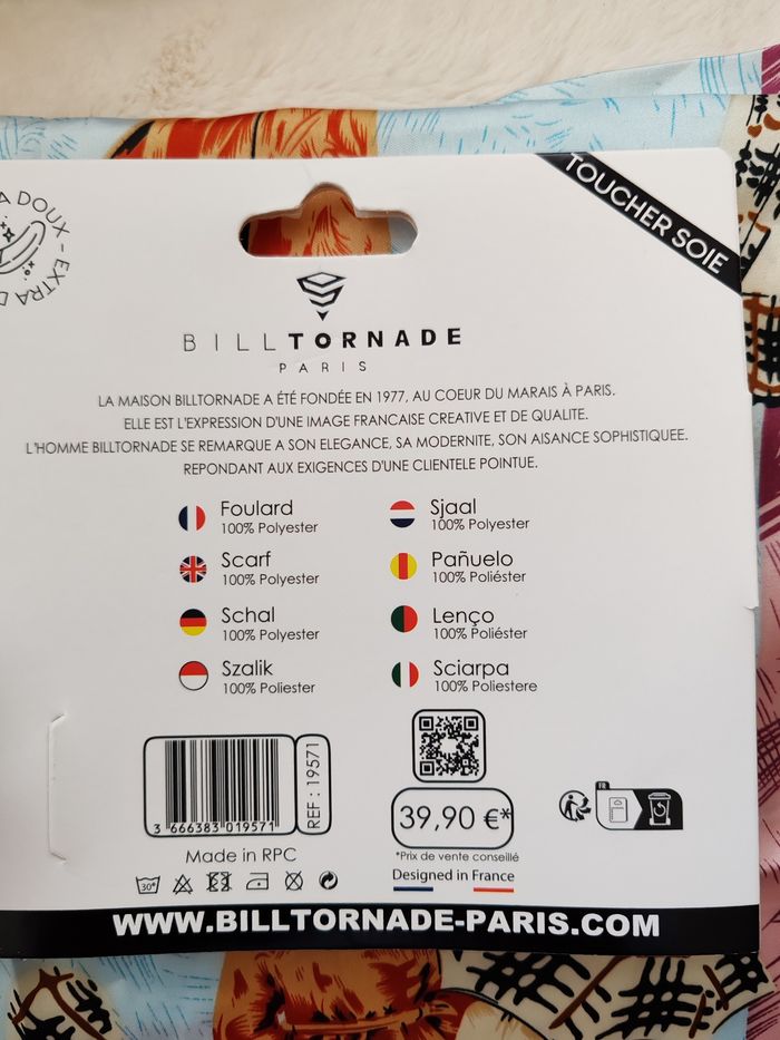 Foulard toucher soie - photo numéro 4