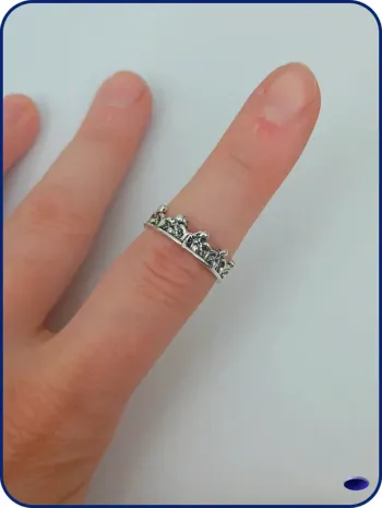 Bague argentée tendance – Acier inoxydable – Intemporelle & brillante