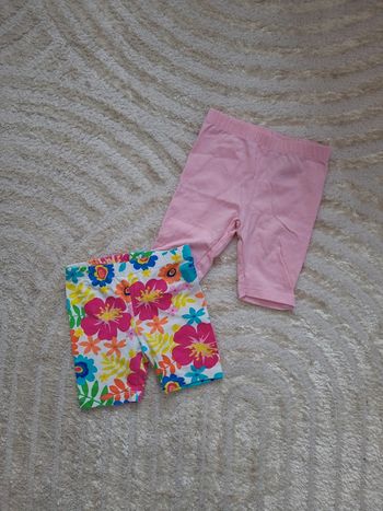 Lot leggings short bébé fille