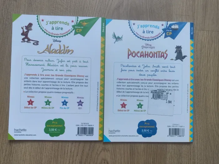 Lot livres J'apprends à lire Disney - photo numéro 2