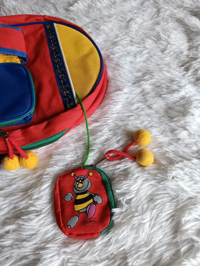 Sac à dos et porte monnaie Happy Bee 🐝 Vintage 00s Y2K - photo numéro 6