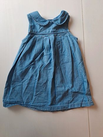 Robe en jean fille 12 mois