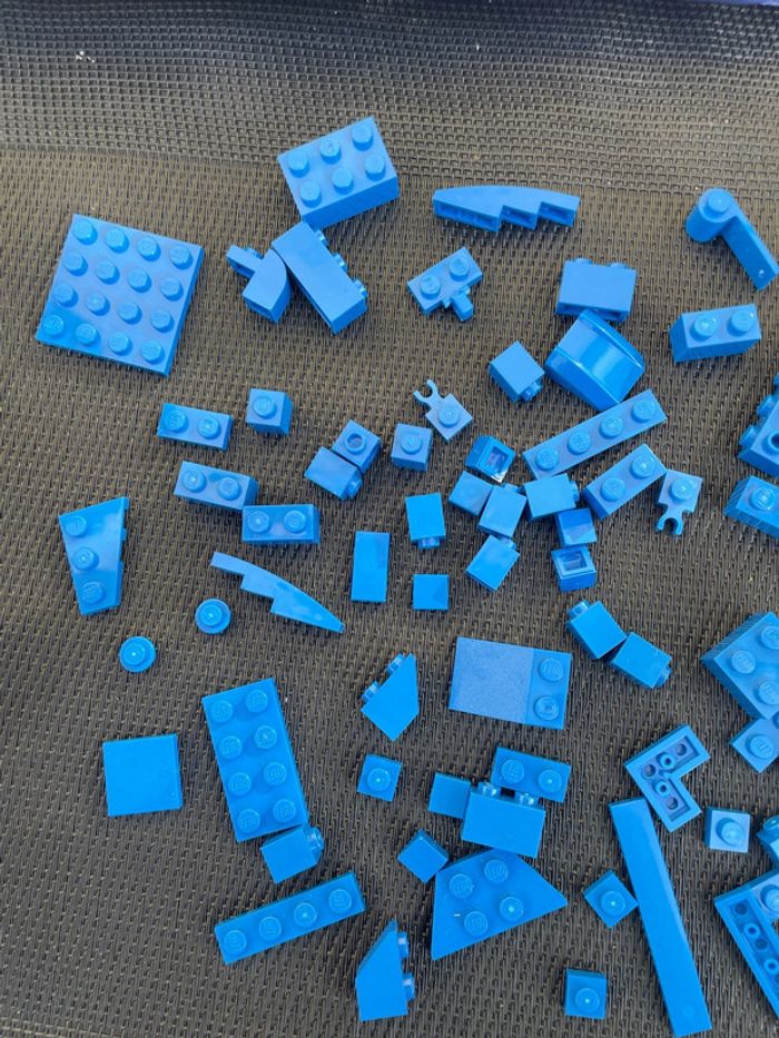 Lego lot vrac bleu officiel pièces détachées caserne star wars Harry Potter city - photo numéro 7