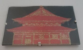 Tableau de sable sous verre 10x15cm