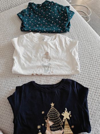 Lot de 3 haut manches longues en 8 ans 