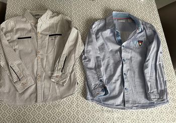 Lot de 2 chemises Okaidi 6 ans état neuf