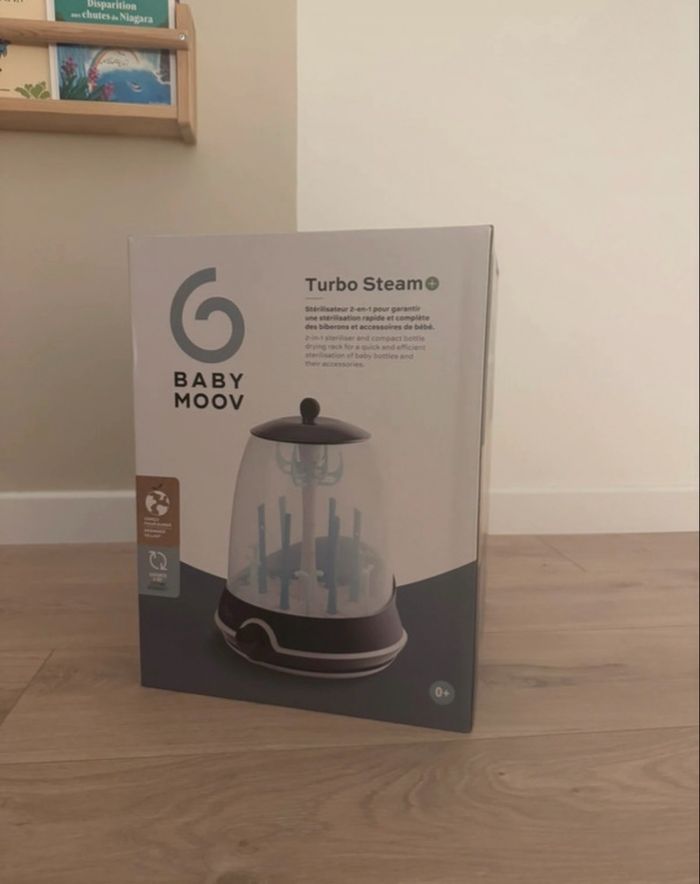 Stérilisateur Baby moov turbo steam neuf