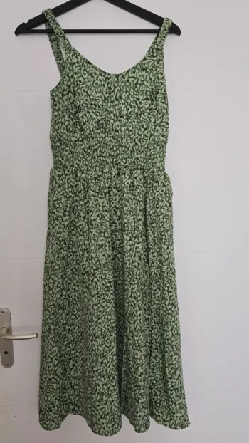 Robe longue verte