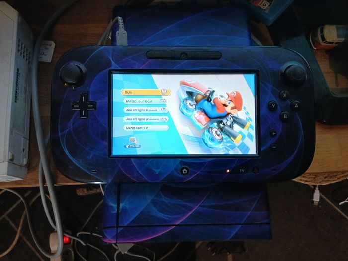 Wii u mario kart 8 inclus +splatoon+gamepad+câbles - photo numéro 7