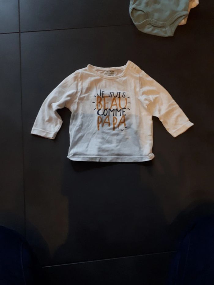 Tee-shirt manches longues Kiabi 3 mois