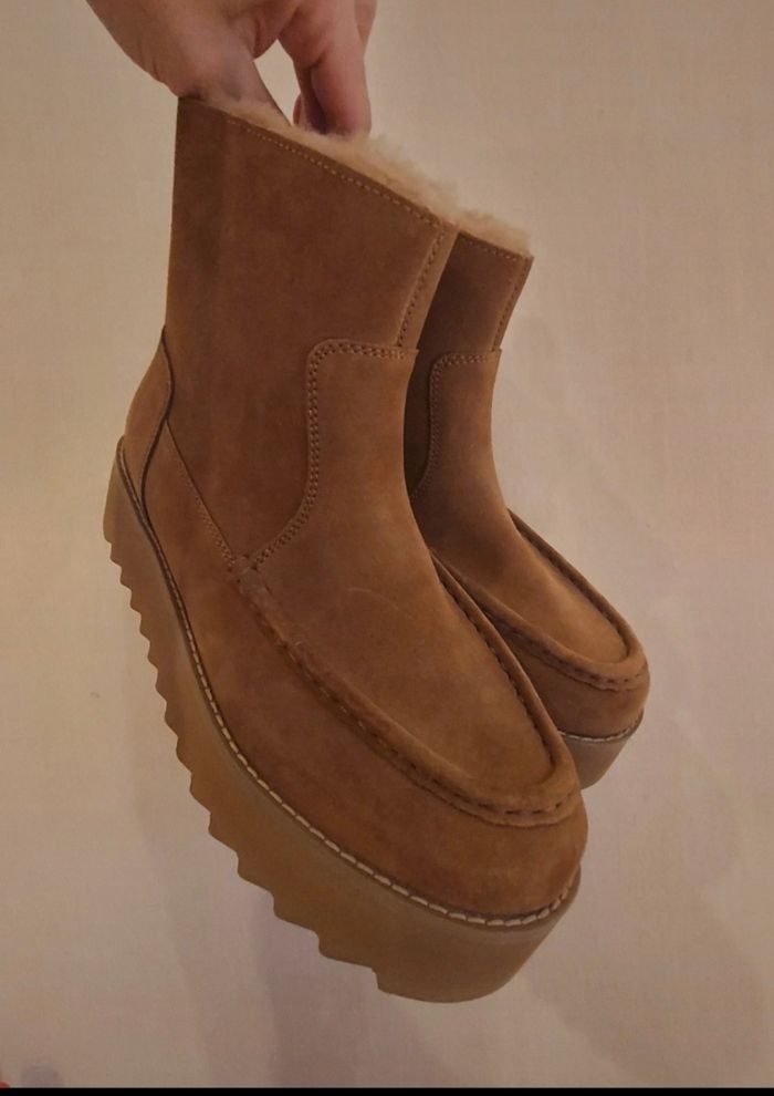 Boots Ugg W CLASSIC RISING HEEL ZIP - photo numéro 6