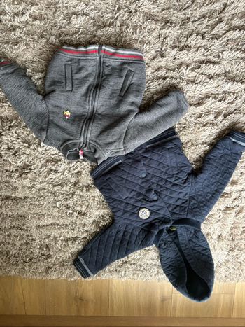 Lot 2 vestes bébé