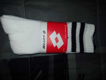 chaussette blanche lotto
