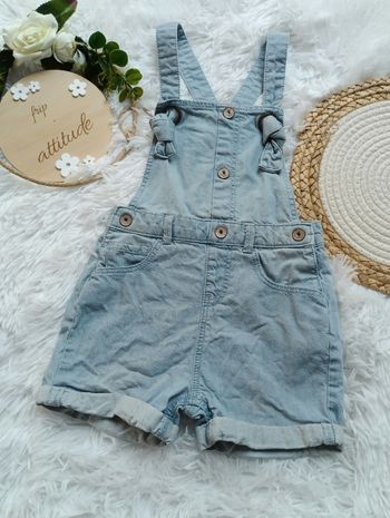 Salopette short  fille 6 ans jeans