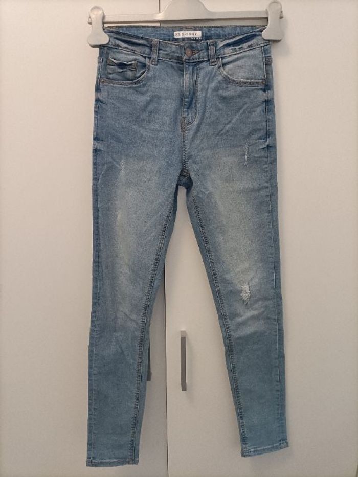 Jean skinny bleu clair