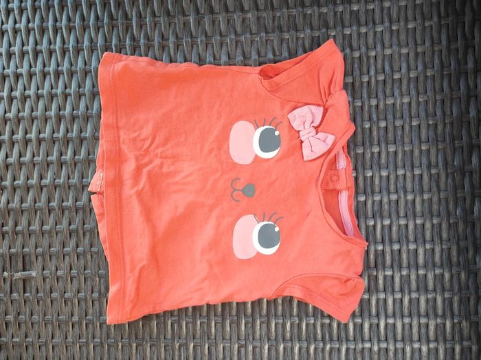 T-shirt fille nœud Vertbaudet 3mois