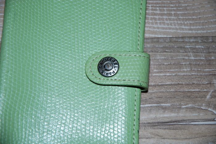 protège carnet porte carte cuir cacharel - photo numéro 2