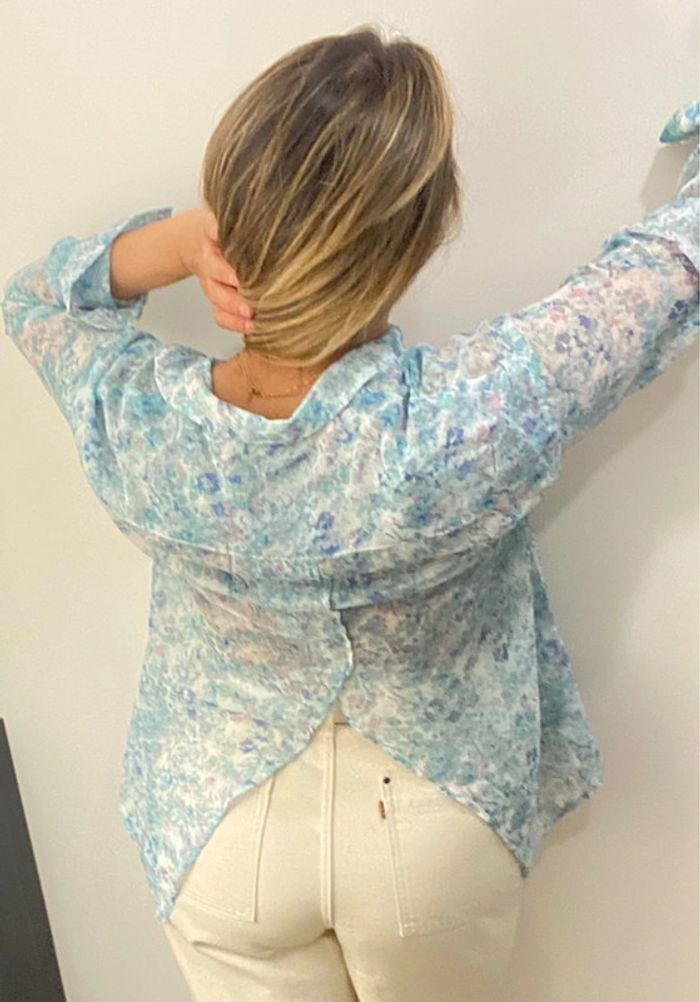 Chemise fleurie transparente - photo numéro 10