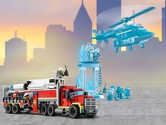 LEGO City L’unité de commandement des pompiers  neuf et emballé idéal pour cadeau de Noël - photo numéro 4