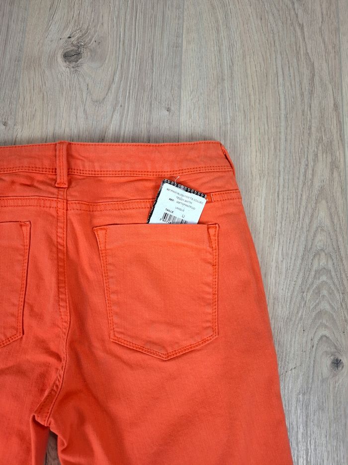 Jeans Teddy Smith orange femme taille 36 - photo numéro 8