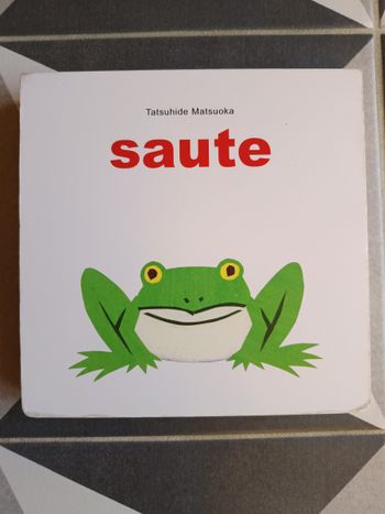 Livre cartonné Saute Tatsuhide Matsuoka École des loisirs