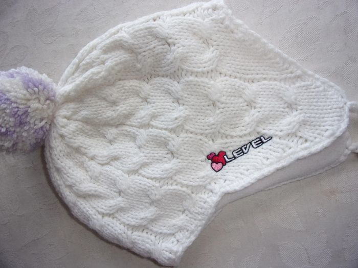 Joli Bonnet Level doublé polaire 8/10 ans - photo numéro 2