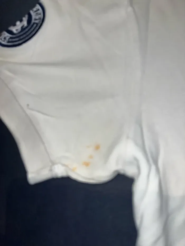 Polo blanc superdry taille M - photo numéro 3