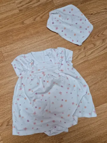 Robe + bandana 3 mois