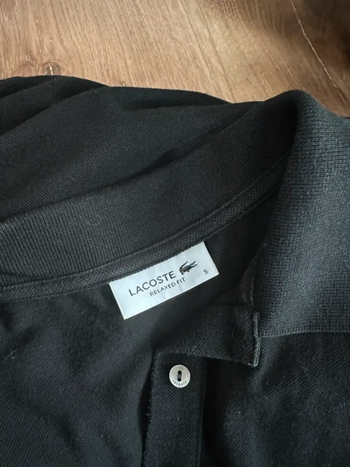 Robe polo Lacoste noire taille 36 - photo numéro 4