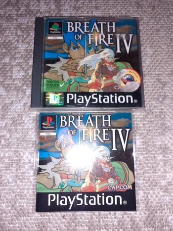 Jeu playstation 1 ps1 breath of fire IV 4 français